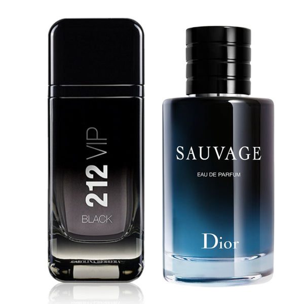 Combo 212 Vip Black + Sauvage Dior 100ml